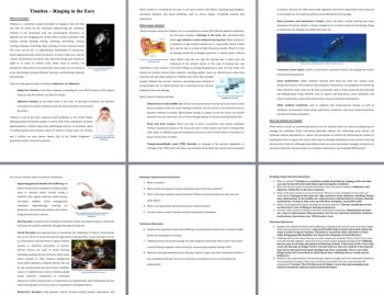 Tinnitus – Ringing in the Ears Reading Comprehension Passage and Questions, image 3