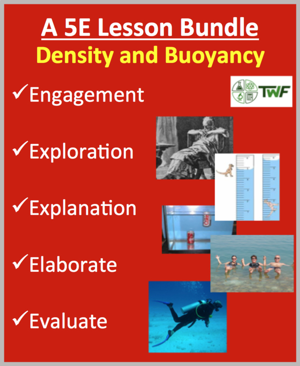 Density and Buoyancy - Complete 5E Lesson Bundle | Mass | Volume | Matter