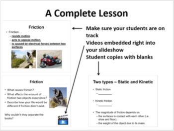 Friction Complete 5E Lesson Bundle | Newton's Laws, Coefficients of Friction, image 3