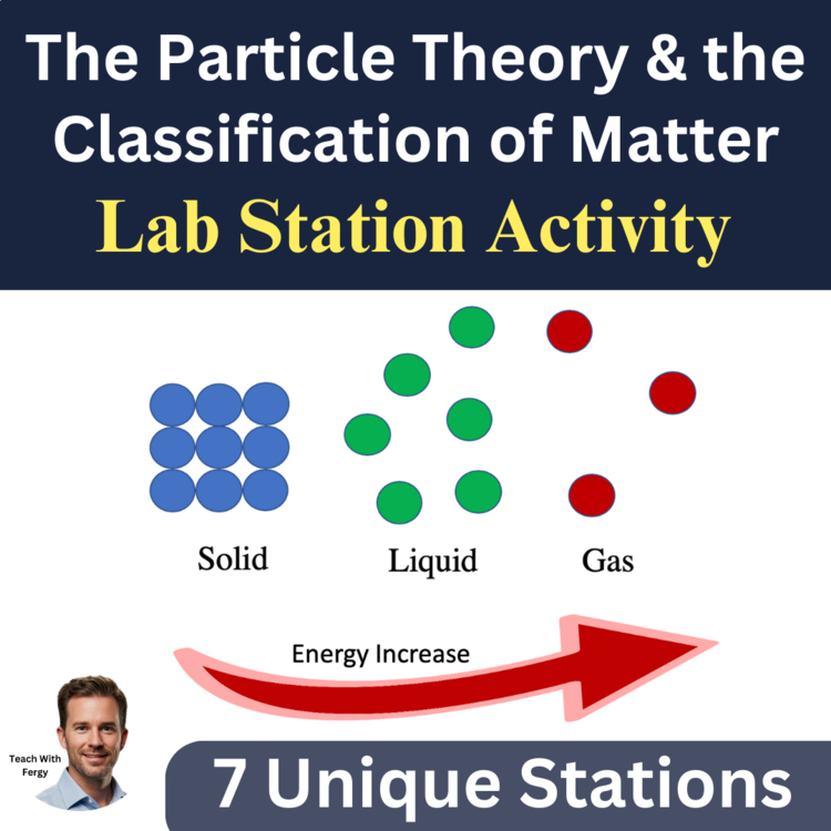 The Particle Theory and the Classification of Matter Lab Station Activity