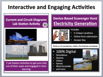 Electricity Production - Complete 5E Lesson Bundle | Renewable and Nonrenewable, image 2