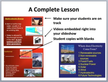 Electricity Production - Complete 5E Lesson Bundle | Renewable and Nonrenewable, image 4