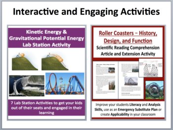 Kinetic and Gravitational Potential Energy - Complete 5E Lesson Bundle, image 4