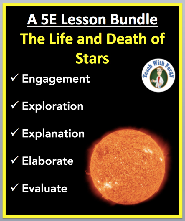 The Life and Death of Stars - Complete 5E Lesson Bundle | Supernova, Nebulas