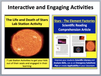 The Life and Death of Stars - Complete 5E Lesson Bundle | Supernova, Nebulas, image 4
