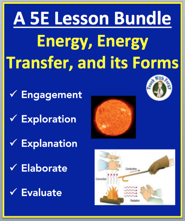 Energy, Energy Transfer, and its Forms - Complete 5E Lesson Bundle