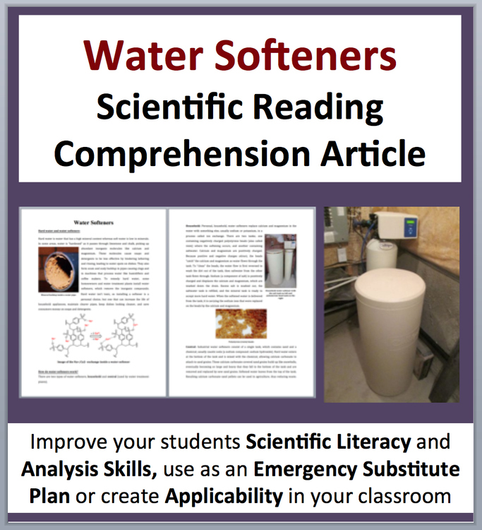 Water Softeners and Hard Water Reading | Comprehension Passage and Questions