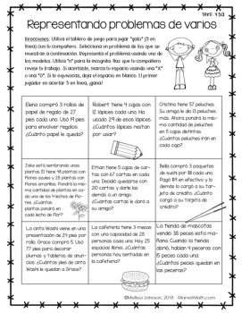 4th Grade STAAR Math Review: 14 SPANISH No Prep Games, image 3