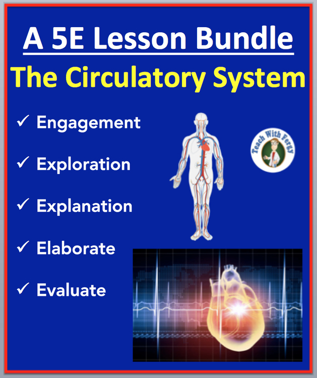 The Circulatory System Complete 5E Lesson Bundle | Human Body Systems