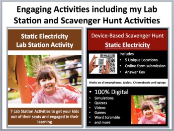 Static Electricity Complete 5E Lesson Bundle | Electrostatics, Electron Build-Up, image 3