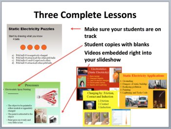 Static Electricity Complete 5E Lesson Bundle | Electrostatics, Electron Build-Up, image 4