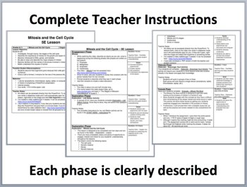 Mitosis and the Cell Cycle - Complete 5E Lesson Bundle | Mitosis and Cytokinesis, image 2