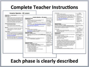 Invasive Species 5E Lesson Bundle | Limiting the Spread, Biodiversity Importance, image 2