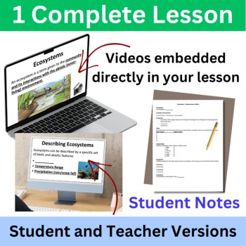 Ecosystems 5E Lesson Bundle | Sustainability of Terrestrial & Aquatic Ecosystems, image 3