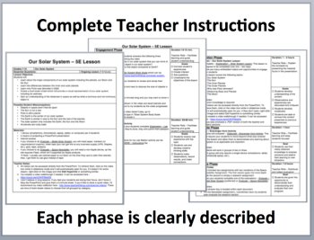 Our Solar System - Complete 5E Lesson Bundle, image 3