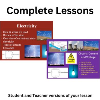 Current Electricity and Electric Circuits 5E Lesson Bundle | PhET, Worksheets, image 3