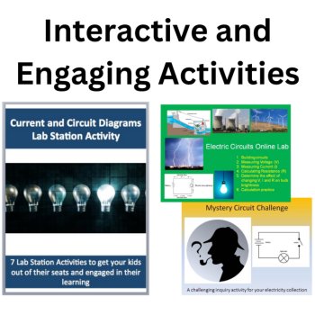 Current Electricity and Electric Circuits 5E Lesson Bundle | PhET, Worksheets, image 4