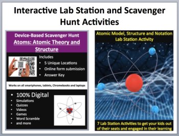 Atoms and the Atomic Theory Complete 5E Lesson Bundle | atomic number, mass, image 4