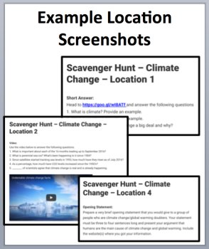 Climate Change – A Device-Based Scavenger Hunt Activity | Global Warming, image 4