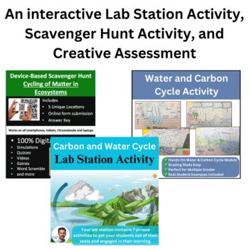 The Cycling of Matter: The Water Cycle and Carbon Cycles 5E Lesson Bundle, image 4