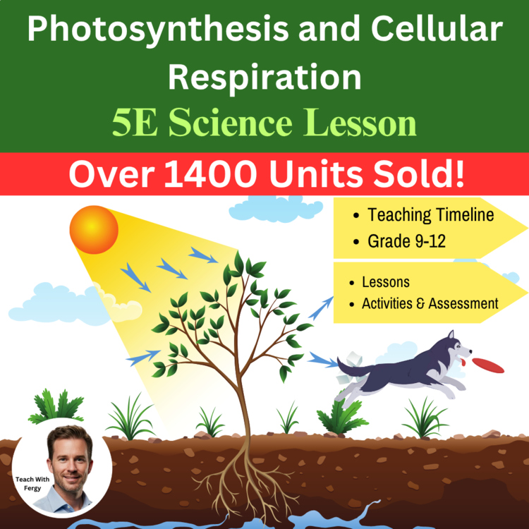 Photosynthesis and Cellular Respiration 5E Lesson Bundle | High School Biology
