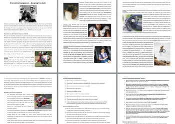 Protective Equipment - Keeping you safe - Grade 8 and Up Science Reading Article, image 3