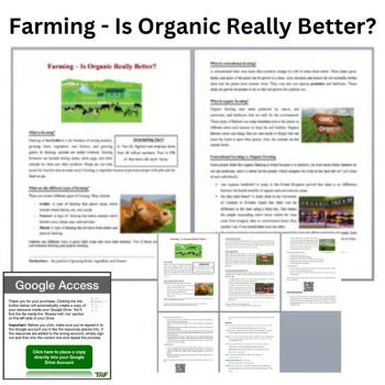 Farming – Is Organic Better? Reading Comprehension Questions | 6th, 7th, 8th, image 2