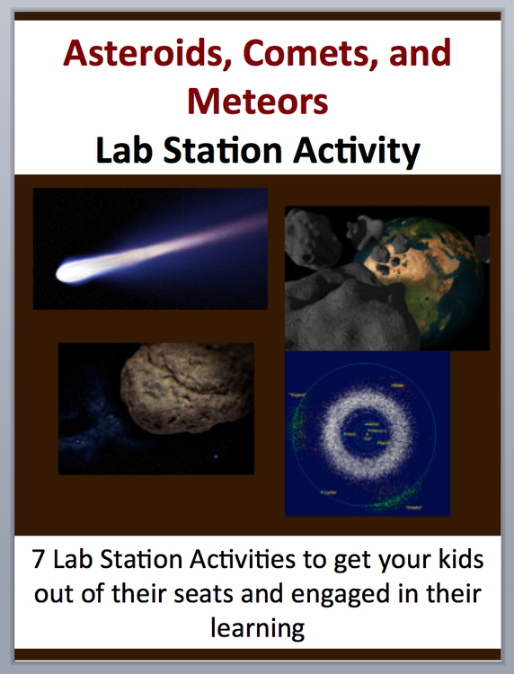 Asteroids, Comets and Meteors Lab Station Activity | 7 Hands-on Activities