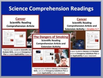 Cancer and Smoking - Lesson, Lab Stations, Readings and Activity Bundle, image 4