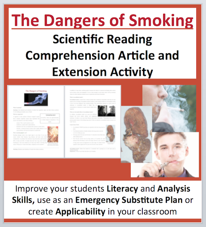 The Dangers of Smoking Reading Comprehension Passage and Questions