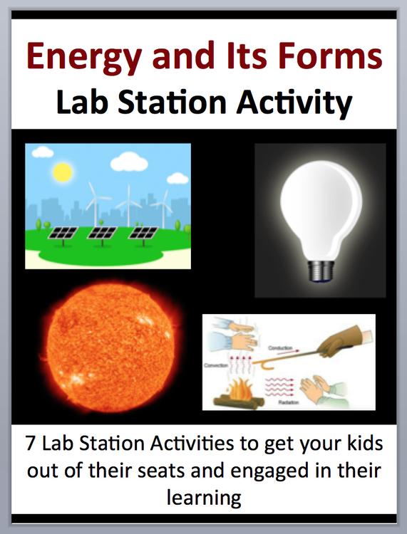 Energy and Its Forms Lab Station Activity | 7 Hands-on Activities | Worksheets