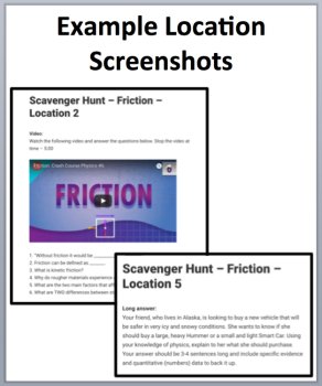 Friction – Device-Based Scavenger Hunt Activity | Kinetic and Static Friction, image 4