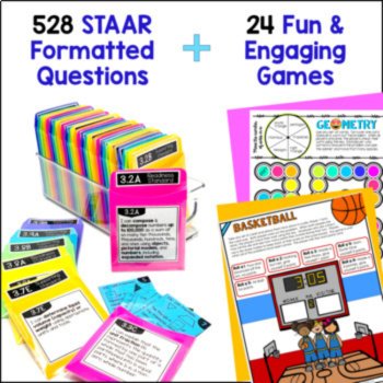 3rd Grade STAAR Review Math TEKS - Games, Assessments, STAAR Practice, image 3