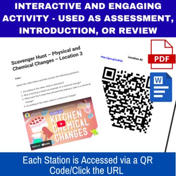 Physical and Chemical Changes – Device-Based Scavenger Hunt Activity, image 2