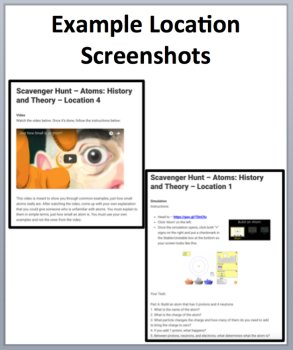 Atoms, Atomic Theory, and Atomic Structure - Digital Scavenger Hunt Activity, image 4