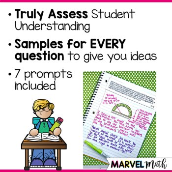 4th Grade Geometry TEKS: Quadrilaterals, Polygons, Angles Math Journal Prompts, image 2