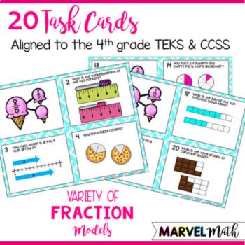 Add and Subtract Fractions 4th Grade 4.NF.B.3 * TEKS 4.3E, image 3