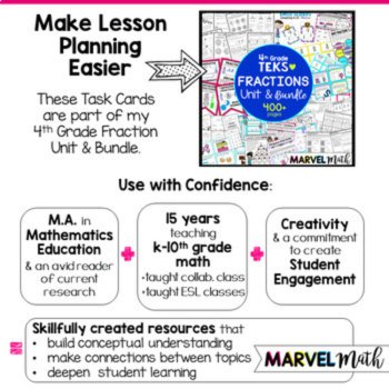 Add and Subtract Fractions 4th Grade 4.NF.B.3 * TEKS 4.3E, image 4