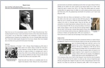 Marie Curie - A Famous Scientist Reading - Google and Office Versions, image 2