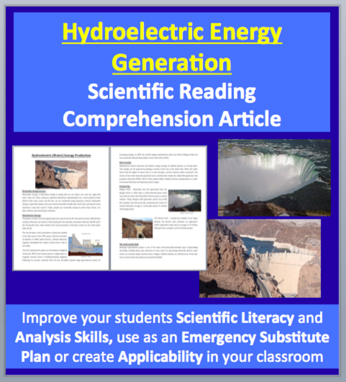 Hydroelectric Energy Production - Renewable Energy - Science Reading Article