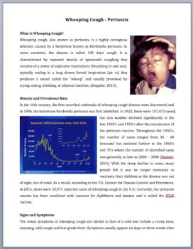 Whooping Cough - Pertussis Reading Comprehension Passage and Questions, image 2