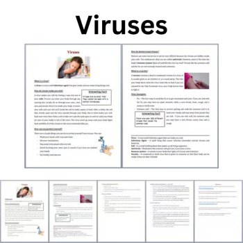 Viruses Reading Comprehension Passage and Questions | 6th, 7th, 8th Grade, image 3