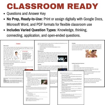 Cancer - Digital Science Reading Comprehension Article - Grade 8 and above, image 3