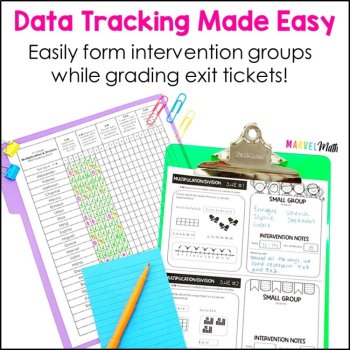 3rd Grade Multiplication and Division TEKS Exit Slips * Exit Tickets, image 3