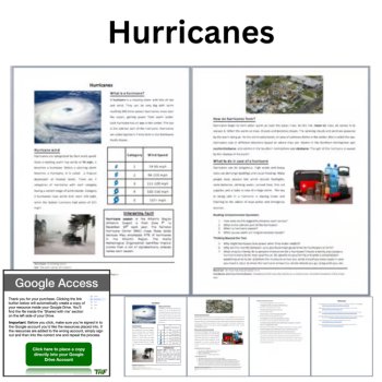 Hurricanes Reading Comprehension Passage & Questions | 6th, 7th, 8th Grade, image 2