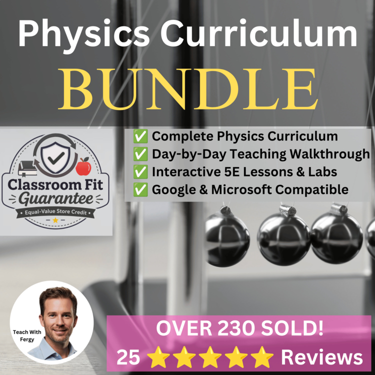 Physics Curriculum | No Prep Physics Lessons, Activities Labs, Projects, Reading