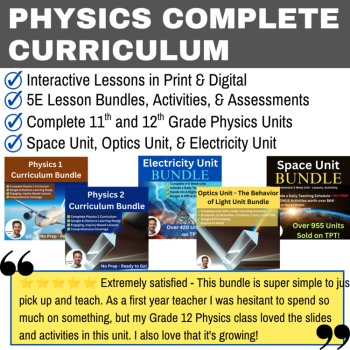 Physics Curriculum | No Prep Physics Lessons, Activities Labs, Projects, Reading, image 3