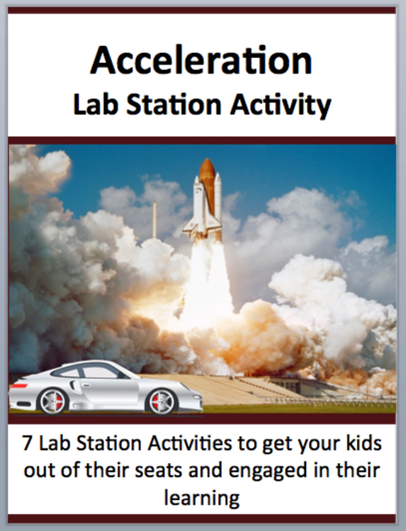Uniform Acceleration Lab Station Activity | 7 Hands-on Activities | Motion