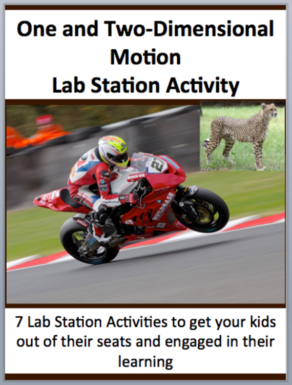 One and Two-Dimensional Motion Lab Station Activity | 7 Hands-on Activities