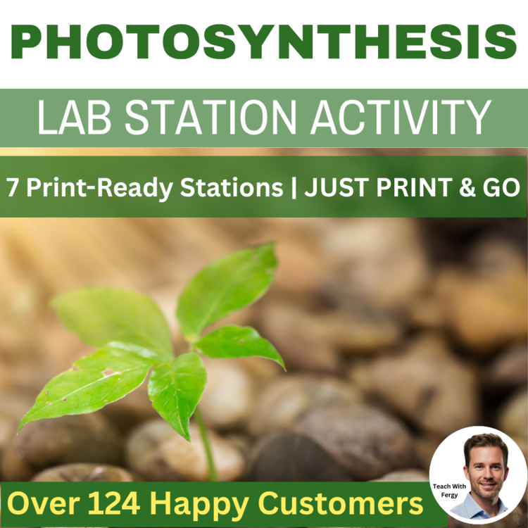 Photosynthesis Lab Station Activity | 7 Hands-on Activities | Calvin Cycle